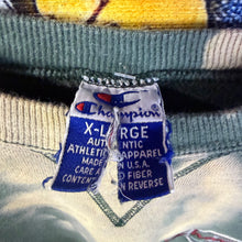 Load image into Gallery viewer, Vintage 90’s Champion Bleached Green Crewneck Size XL