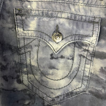 Load image into Gallery viewer, Y2K True Religion Ricky Tiger Camo Tie-Dye Jeans Size 38