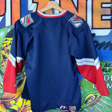 Load image into Gallery viewer, Y2K NHL New York Rangers “Lady Liberty” Jersey Size Youth Small