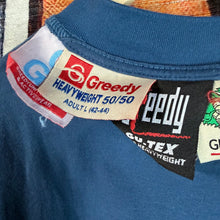 Load image into Gallery viewer, Greedy Unit Multi-Tag Tee Size Small