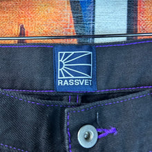 Load image into Gallery viewer, Gosha Rassvet Black Double Knee Trousers Size 32”