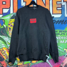 Load image into Gallery viewer, Givenchy Paris Box Logo Distressed Sweatshirt Size Large