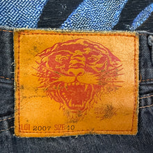 Load image into Gallery viewer, Y2K Ed Hardy Tiger Embroidered Relaxed Fit Jeans Size 40
