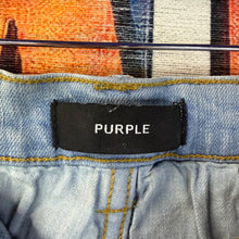 Load image into Gallery viewer, Purple Brand P001 Light Dirty Wax Skinny Jeans Size 28