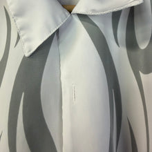 Load image into Gallery viewer, Y2K Tribal Blue Flame Rayon Size XL