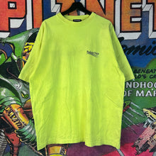 Load image into Gallery viewer, Balenciaga Campaign Logo Tee Neon Green Size XL