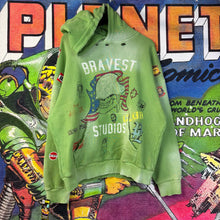 Load image into Gallery viewer, Bravest Studios Army Pinned Hoodie Size Medium