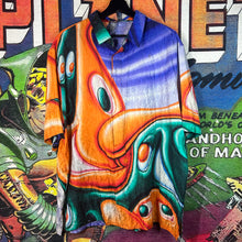 Load image into Gallery viewer, NWT Dior Kenny Scharf Oblique Button Up Shirt Size 45 / 2XL
