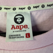 Load image into Gallery viewer, Aape Pink Pocket Tee Size Large
