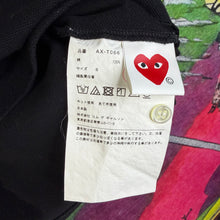 Load image into Gallery viewer, Comme Des Garcons Play Black Heart Polo Size Small