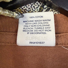 Load image into Gallery viewer, Supreme FW21 Spaghetti Brown Tee Shirt Size Large