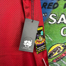 Load image into Gallery viewer, G59 Records ‘Infidel’ Reversible Warm Up Red/Blue Jersey Size M