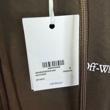 Load image into Gallery viewer, OFF-White Chocolate Brown Hoodie Size Medium