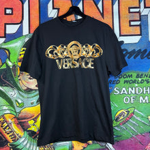 Load image into Gallery viewer, NWT Versace Medusa Gold Tee Size XS