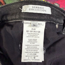 Load image into Gallery viewer, Versace Zipper Jeans Size 32”-34”