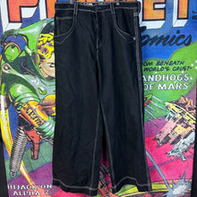 Load image into Gallery viewer, ALAB Mega Rave Black Jeans Size 36