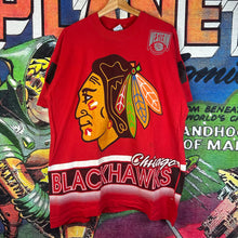 Load image into Gallery viewer, Vintage 90s Chicago Blackhawks Tee Size Large