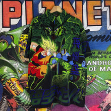 Load image into Gallery viewer, Y2K 2001 Dragon Ball Z Rayon Button Up Size Medium