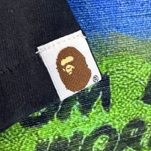 Load image into Gallery viewer, Bape Logo Check Big Ape Head Tee Size 2XL