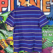 Load image into Gallery viewer, Polo Ralph Lauren Stripped Purple Tee Size Large