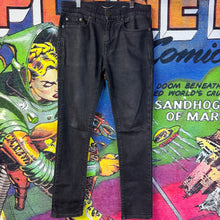 Load image into Gallery viewer, Saint Laurent Paris Slim-Fit Black Denim Jeans Size 28