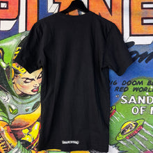 Load image into Gallery viewer, Chrome Hearts Neck Logo Pocket Black Tee Shirt Size Small