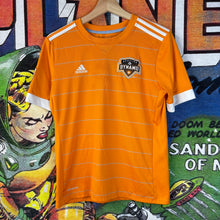 Load image into Gallery viewer, Orange Houston Dynamo Home Jersey Size Youth Large