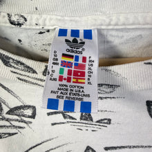 Load image into Gallery viewer, Vintage 90’s Adidas AOP Sketch Tee Shirt Size XL