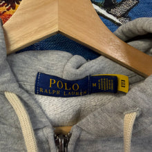 Load image into Gallery viewer, Polo Ralph Lauren Grey Full-Zip Fleece Size Medium