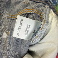 Load image into Gallery viewer, Vale Forever Distressed Cross Chain Jorts Size 36”