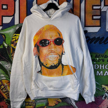 Load image into Gallery viewer, Clone x Dennis Rodman White Airbrush Hoodie Size Medium