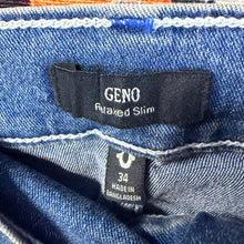 Load image into Gallery viewer, True Religion Ricky Single Needle Flap Straight Denim Size 34