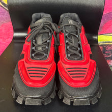 Load image into Gallery viewer, Prada Cloudbust Thunder Knit Sneakers Scarlet Size 10.5