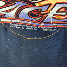 Load image into Gallery viewer, Y2K Speed Racer Red Lightning Graphic Tee Shirt Size Large