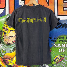 Load image into Gallery viewer, Y2K Iron Maiden Live After Death Black Tee Shirt Size Small