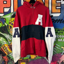 Load image into Gallery viewer, Bape College Colorblock Full-Zip Hoodie Size Medium