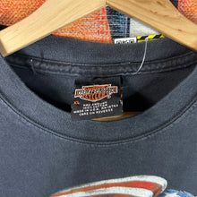 Load image into Gallery viewer, Y2K Harley Davidson American Flag Eagle Tee Size XL