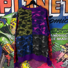 Load image into Gallery viewer, Bape Mix Camo Shark Crazy Sweatshirt Size 2XL