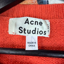 Load image into Gallery viewer, Acne Studios Orange Knitted Sweater Size Large