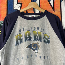 Load image into Gallery viewer, Vintage 90s Logo Athletic St. Louis Rams Football Tee Size L