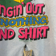 Load image into Gallery viewer, Vintage 1980s “My Hangin’ Out Doing Nothing Weekend Shirt” Size Large