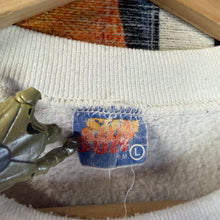Load image into Gallery viewer, Vintage 80’s Michigan Road Map White Crewneck Size Large