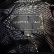Load image into Gallery viewer, Murder License Double Breasted Napolean Jacket Size 44 / Small