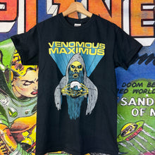 Load image into Gallery viewer, Venomous Maximus “No Warning” Black Tee Shirt Size Small