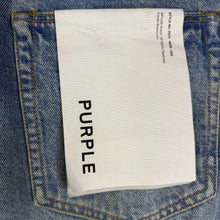 Load image into Gallery viewer, Purple Brand Beaded Jean Shorts Size 36”