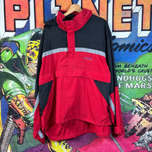 Load image into Gallery viewer, Vintage 90s Tommy Hilfiger Athletic Gear Red & Black Nylon Windbreaker Jacket Size XL