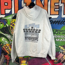 Load image into Gallery viewer, Asspizza 2024 Giant Face Puff Print Hoodie Size XL