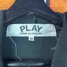 Load image into Gallery viewer, Comme des Garçons PLAY Patch Zip Up Hoodie Size Medium