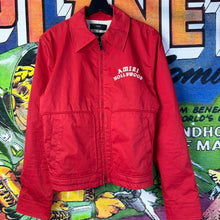 Load image into Gallery viewer, AMIRI Embroidered Red Cotton Jacket Size Medium