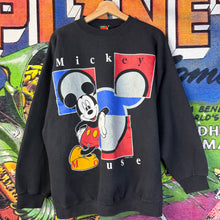 Load image into Gallery viewer, Vintage 90’s Mickey Mouse Geometric Print Crewneck Size XL
